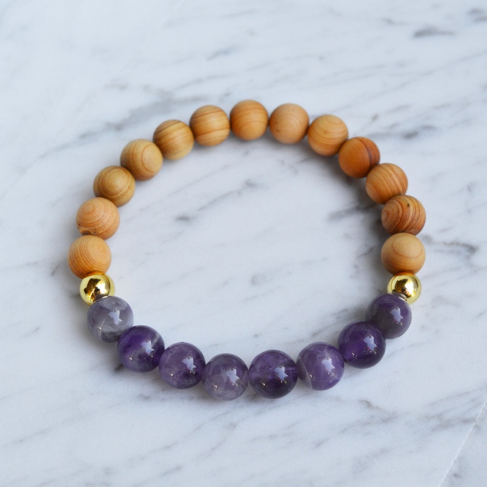 Gemstone Diffuser Aromatherapy Beaded Bracelet - image 8
